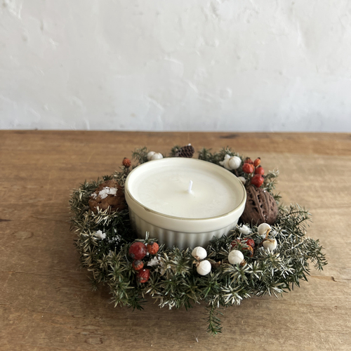 errer wreath+candle