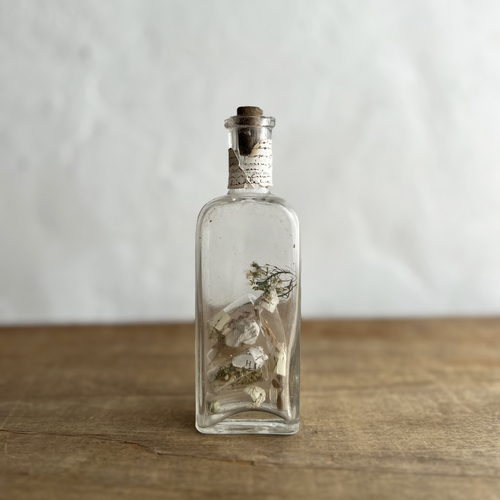 errer antique glass bottle b.