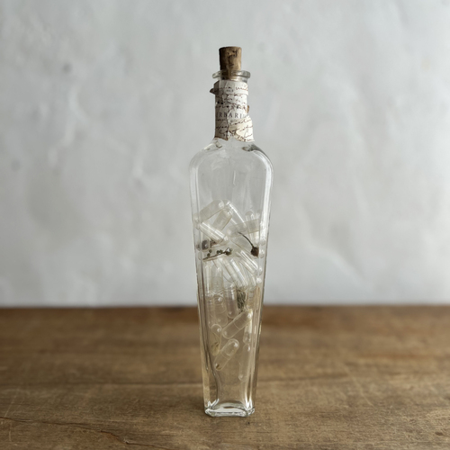 errer antique glass bottle c.
